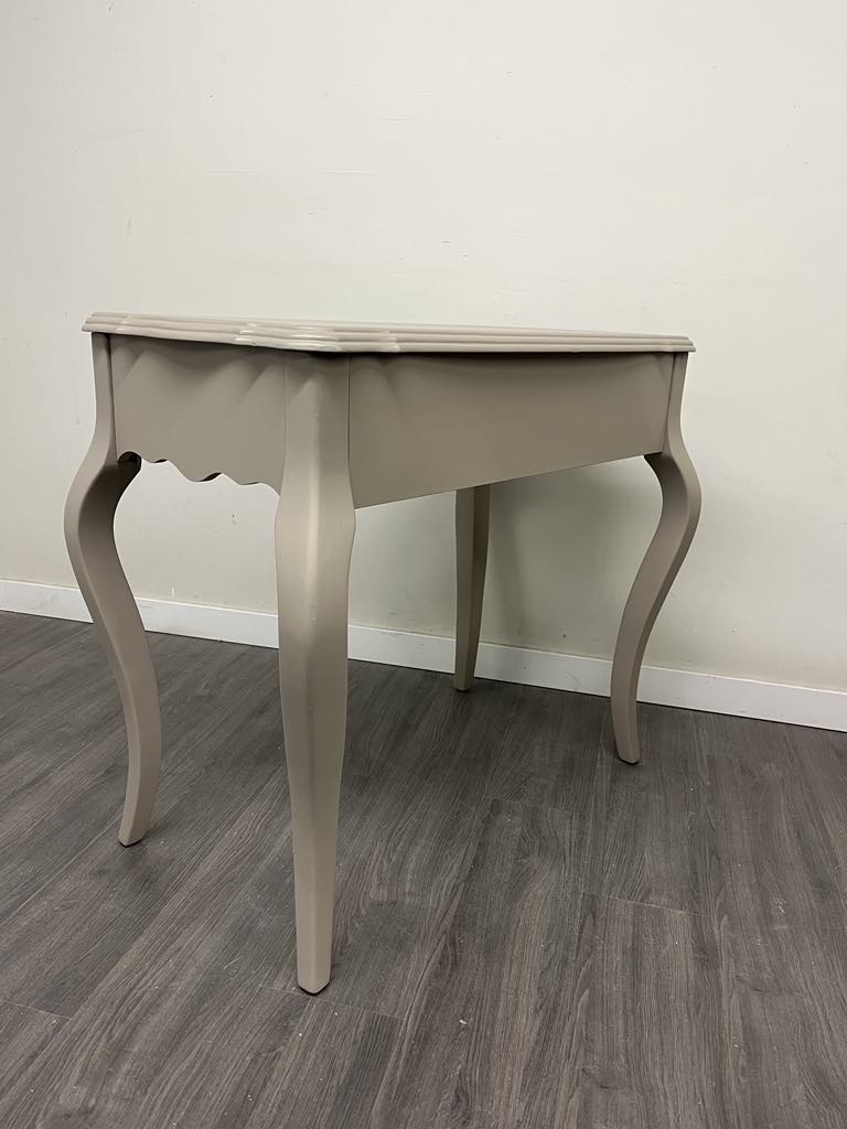 Burlap Accent Table