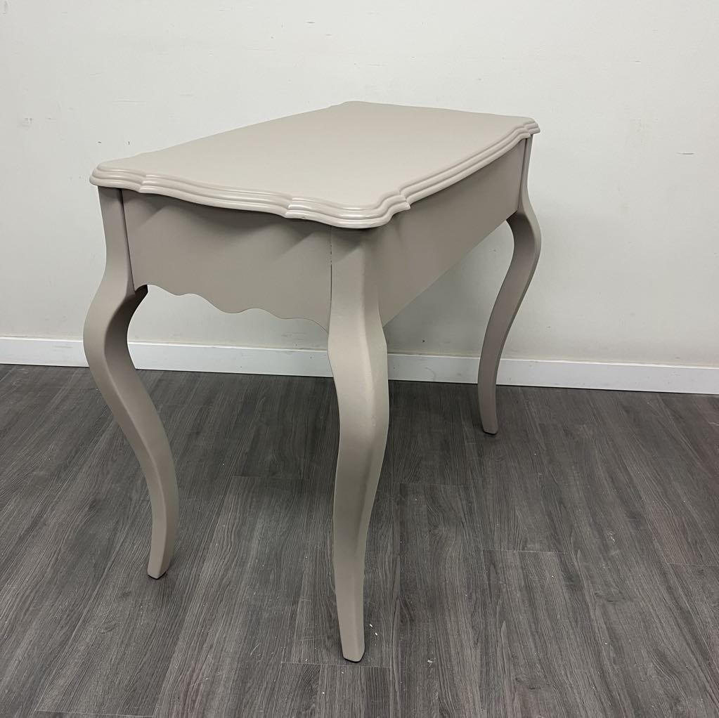 Burlap Accent Table