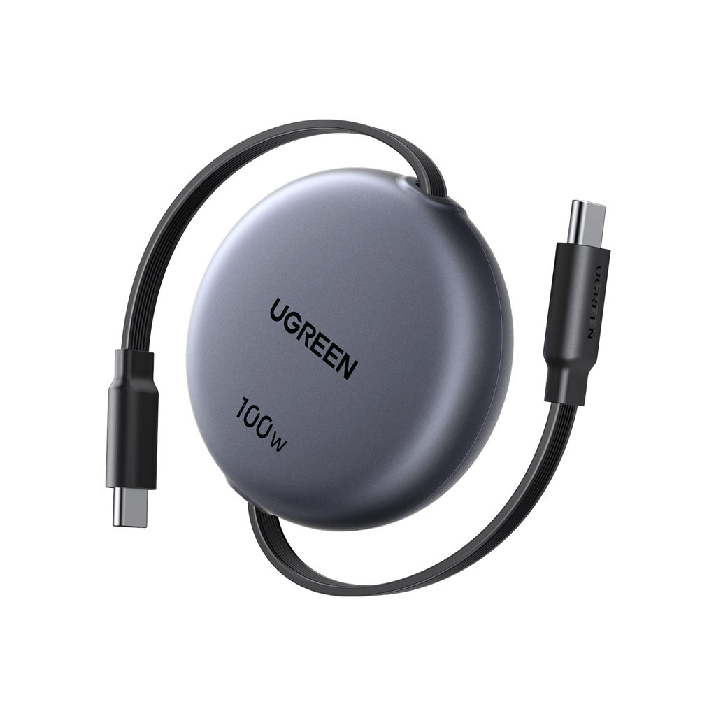 สายชาร์จ UGREEN Nexode USB-C แบบยืดหดได้ 100W
