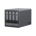 UGREEN NASync DXP4800, NAS desktop a 4 bay, CPU Intel N100 Quad-core, 8 GB di RAM DDR5