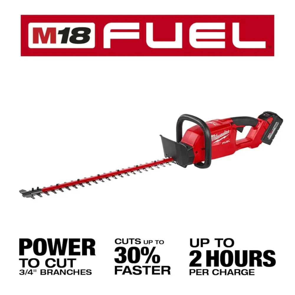 Milwaukee 2726-21HD M18 FUEL 18V 24-Inch Ergonomic Hedge Trimmer Kit