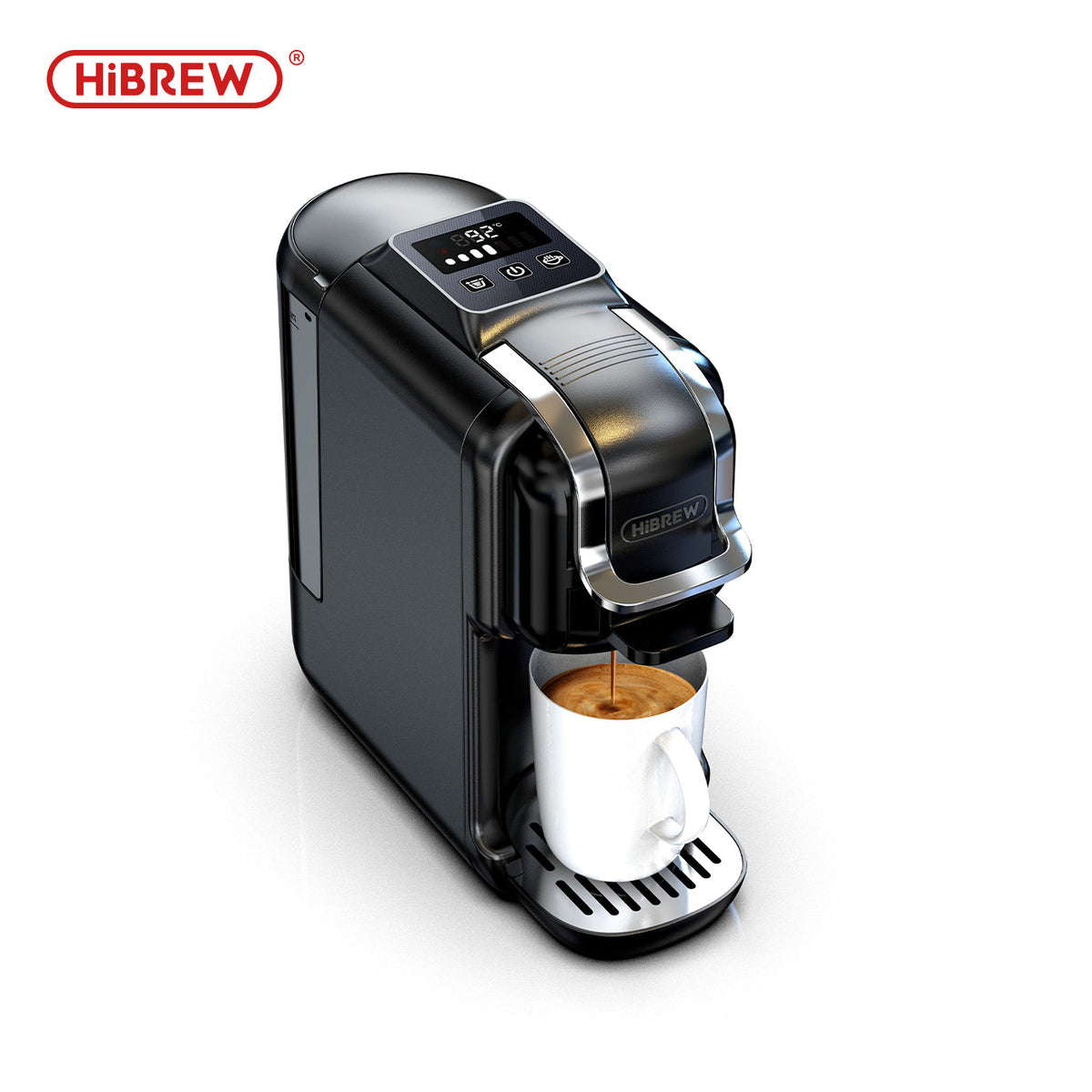 HiBREW Coffee Maker | Smart Touch Control, 7 Cup Sizes, Hot & Cold Brew, Precise Temp