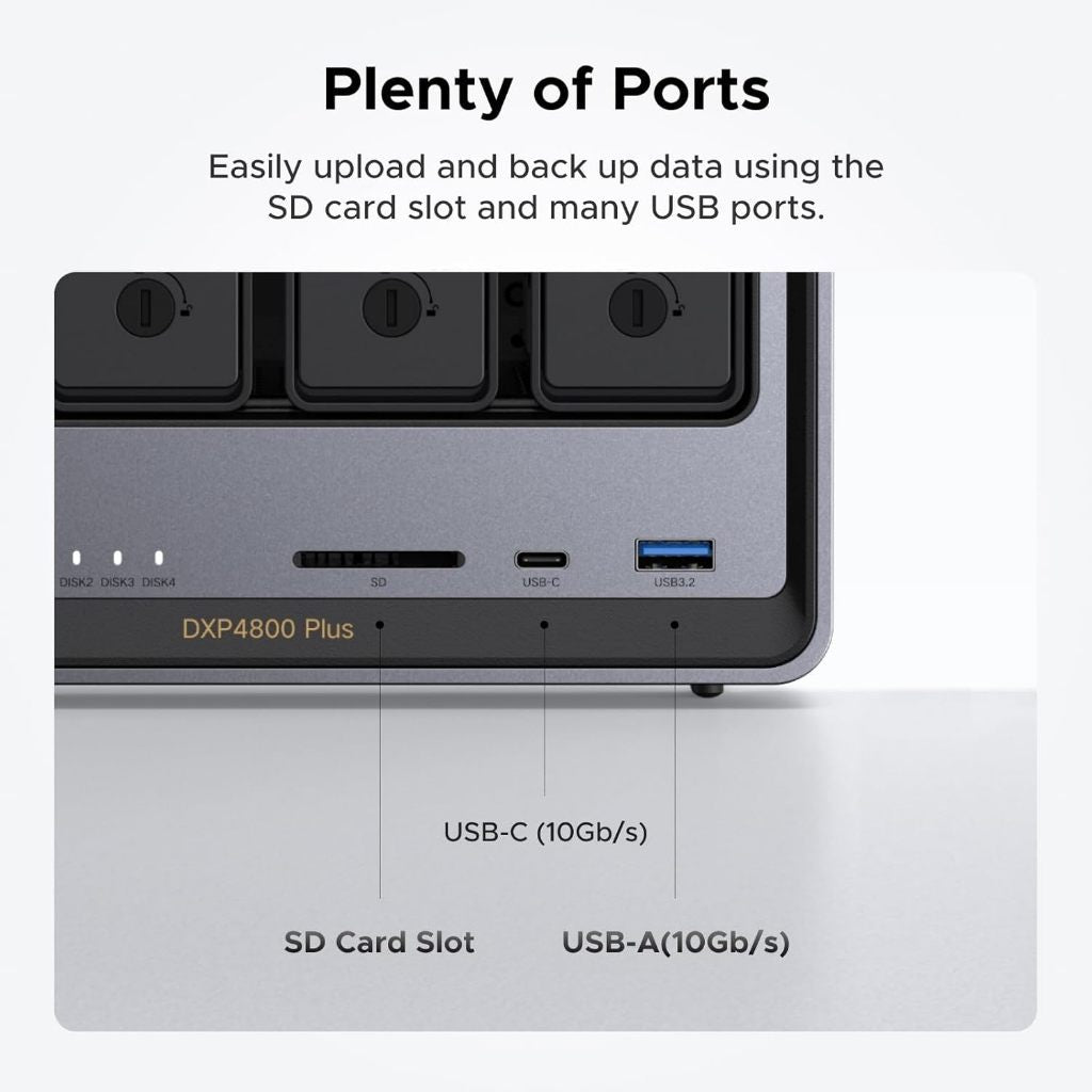 UGREEN Storage Network Attached DXP4800 Plus (Diskless) EU