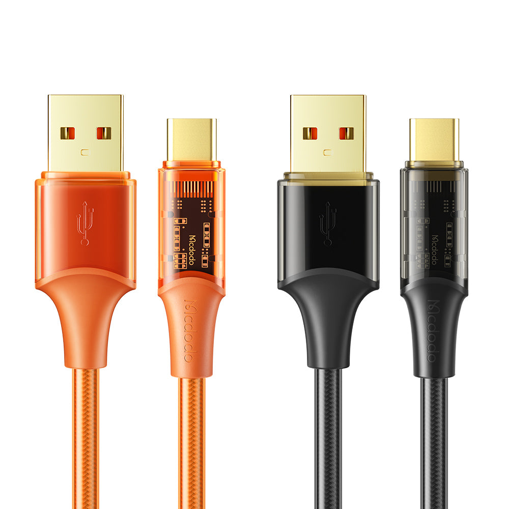 Mcdodo Amber Series 6A USB-A to USB-C Transparent Cable (1.2/1.8M)