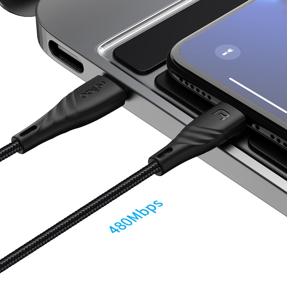 MFI Type-C to Lightning Data cable 1.2m (Reliqo MFI Certificated)